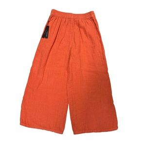 Tahari Women’s Linen Wide Leg Pants